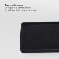 Selencia Étui portefeuille amovible Olyn avec MagSafe Samsung Galaxy S24 Ultra - Noir