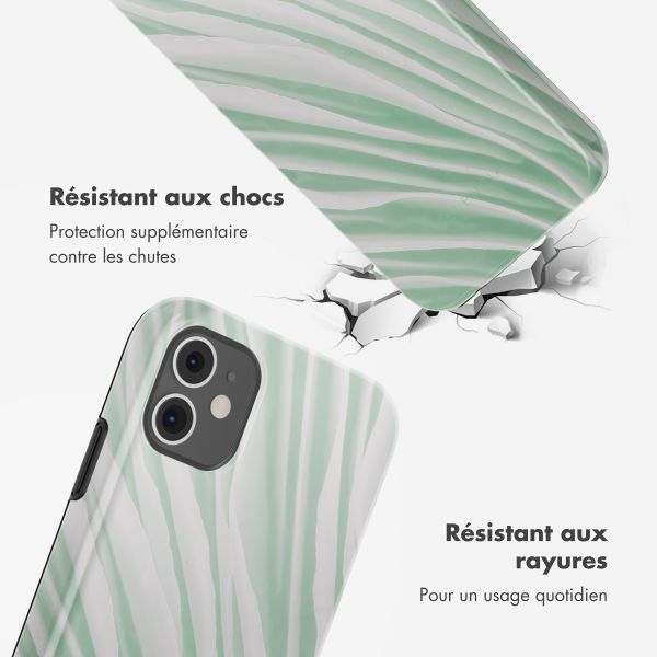 Selencia Coque arrière Vivid Tough iPhone 11 - Nature Grayed Jade