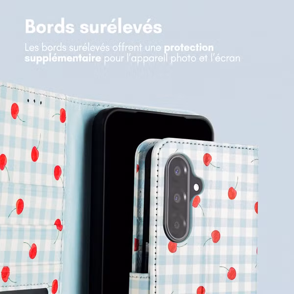 imoshion Étui de télephone portefeuille Design Samsung Galaxy A37 (5G) - Cherry Check