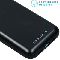 imoshion Coque avec support de passe iPhone 12 (Pro) - Noir