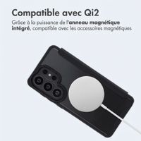 imoshion Bookcase transparente avec MagSafe Samsung Galaxy S26 Ultra - Noir