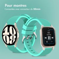 imoshion Bracelet en silicone souple - Connexion universelle 20 mm - Vert menthe