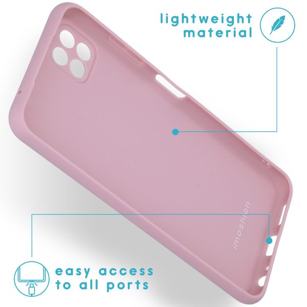 imoshion Coque Couleur Samsung Galaxy A22 (5G) - Dusty Pink