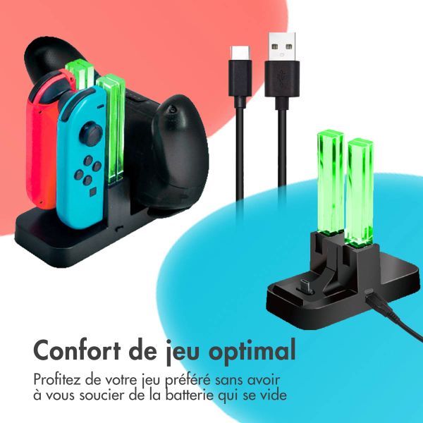 imoshion Ensemble Nintendo Switch - Ensemble d'accessoires de 34 pièces pour Nintendo Switch & Switch OLED