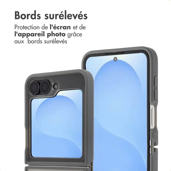 imoshion Coque Color Guard avec MagSafe Samsung Galaxy Z Flip 7 FE - Gris