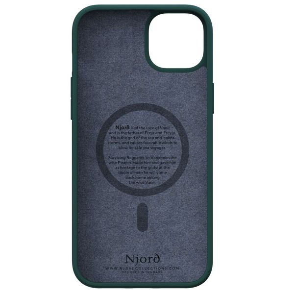 Njorð Collections Coque Salmon Leather MagSafe iPhone 15 Plus - Green