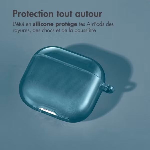 imoshion Coque Néon Apple AirPods 4 - Bleu Foncé