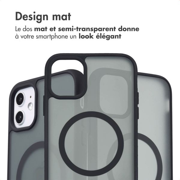 imoshion Coque Color Guard avec MagSafe iPhone 11 - Noir