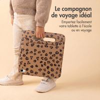 imoshion Coque arrière Kidsproof Design avec poignée Apple iPad 11 (2025) 11 pouces A16 / iPad 10 (2022) 10.9 pouces - Motif panthère