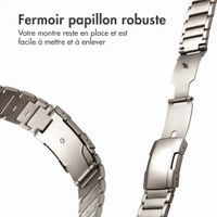 Accezz Bracelet en acier Titane mat Samsung Galaxy Watch Ultra (2024/2025) - Titanium