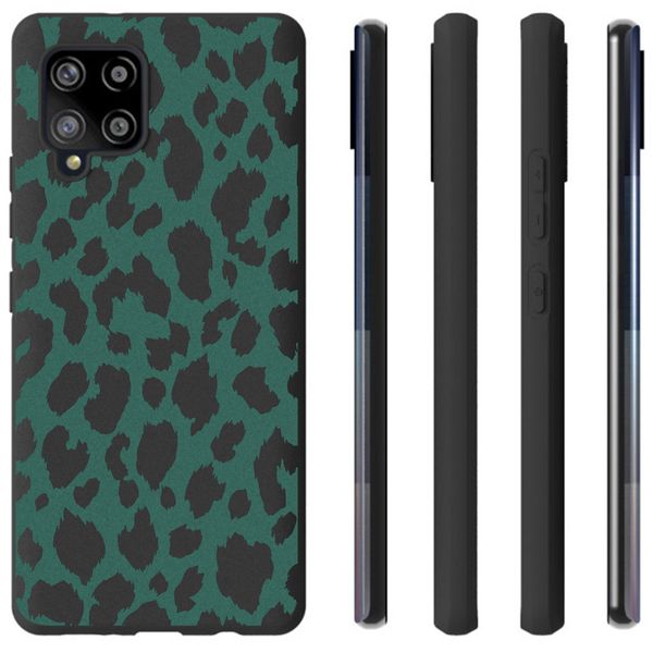 imoshion Coque Design Samsung Galaxy A42 - Léopard - Vert / Noir