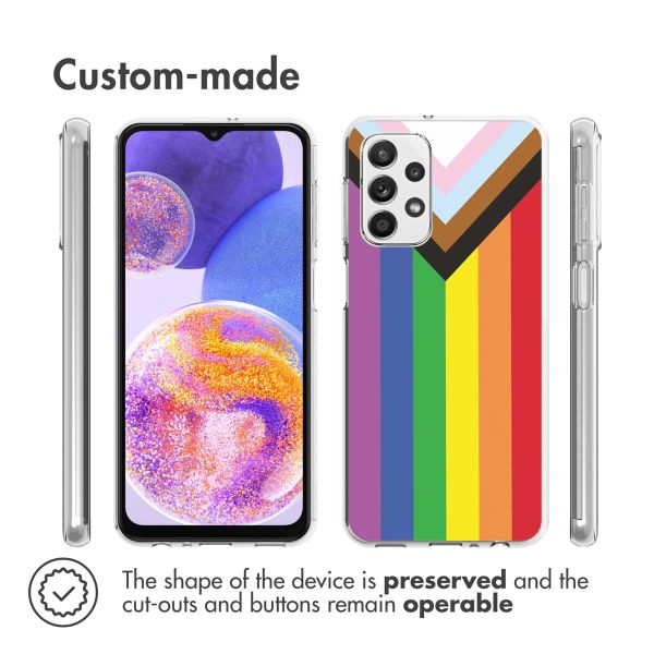 imoshion Coque Design Samsung Galaxy A23 (5G) - Rainbow flag