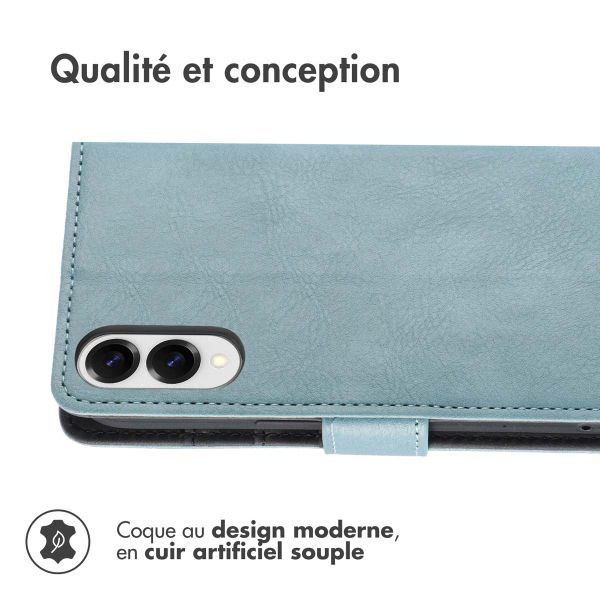 imoshion Étui de télephone portefeuille Samsung Galaxy S25 Edge - Bleu clair