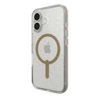 ZAGG Coque Milan Snap avec MagSafe iPhone 16 - Gold Glitter