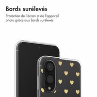 imoshion Coque Design Samsung Galaxy S25 Edge - Golden Hearts