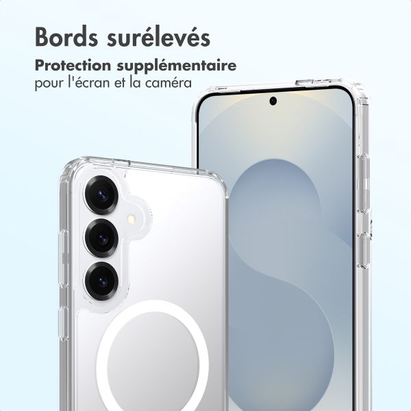 Accezz Coque arrière Xtreme Impact avec MagSafe Samsung Galaxy S25 Plus - Transparent