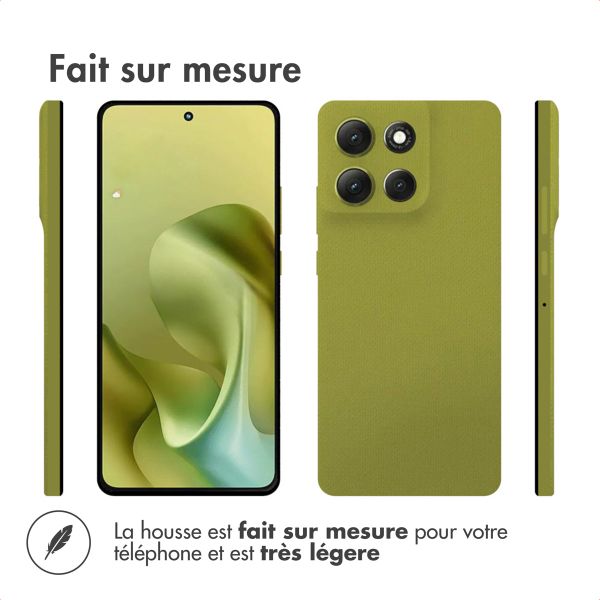 Accezz Coque Clear Motorola Moto G86 Power - Transparent