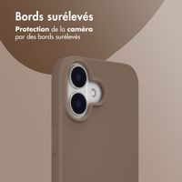 imoshion Coque Couleur Apple iPhone 16 - Marron