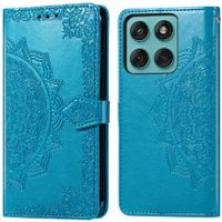 imoshion Etui de télephone Mandala Motorola Edge 60 Pro - Turquoise