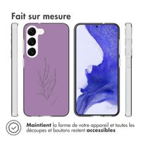 imoshion Coque Design Samsung Galaxy S23 Plus - Floral Purple