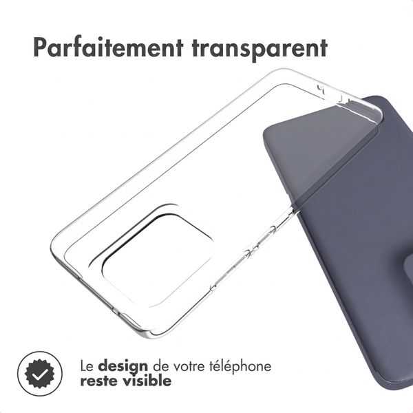 Accezz Coque Clear Motorola Thinkphone 25 / Edge 50 Neo / Edge 60 Neo - Transparent