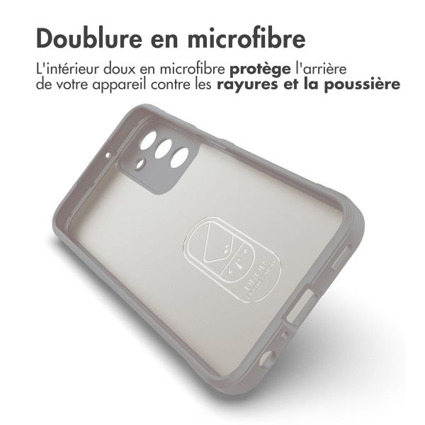 imoshion Coque arrière EasyGrip Samsung Galaxy A25 (5G) - Gris