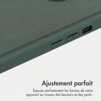 Accezz Coque arrière Edge avec MagSafe Apple iPhone 15 - Vert