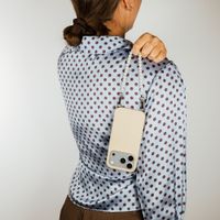 Selencia Coque arrière Rivièra avec MagSafe avec crochets amovibles iPhone 12 / 12 Pro - Milky Latte