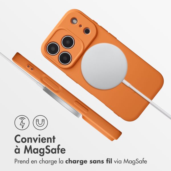 imoshion Coque Couleur avec MagSafe Apple iPhone 17 Pro Max - Neon Orange