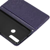 Etui de téléphone Mandala Motorola One Action - Violet