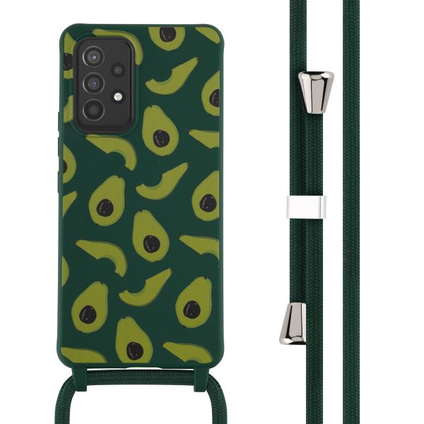 imoshion Coque design en silicone avec cordon Samsung Galaxy A53 - Avocado Green