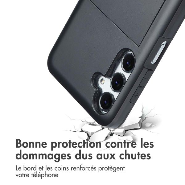 imoshion Coque arrière avec porte-cartes Samsung Galaxy A16 - Noir