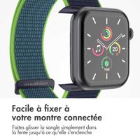 imoshion Bracelet en nylon Apple Watch Series 1 t/m 9 / SE (38/40/41 mm) | Series 10 / 11 (42 mm) - Lime