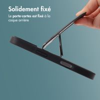 imoshion Coque arrière avec porte-cartes et support Apple iPhone 17 Pro - Noir