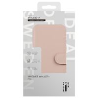 iDeal of Sweden Magnet Wallet+ Étui portefeuille Apple iPhone 17 - Pink