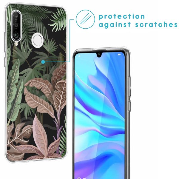 imoshion Coque Design Huawei P30 Lite - Jungle - Vert / Rose