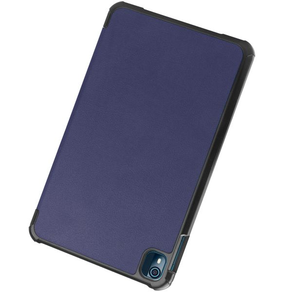 imoshion Coque tablette Trifold Nokia T10 - Bleu foncé