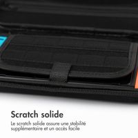 imoshion Etui Nintendo Switch 2 avec poche zippée - Etui Nintendo Switch 2 / Switch (OLED) avec poignée - Noir