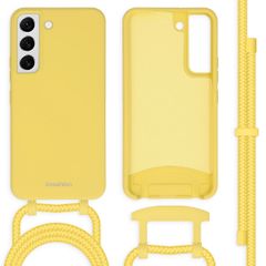 imoshion Coque de couleur avec cordon amovible Samsung Galaxy S22 - Jaune