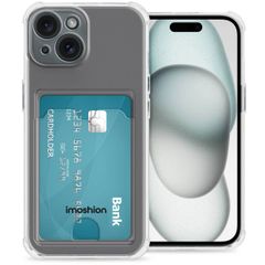 imoshion Coque silicone avec support de passe Apple iPhone 15 - Transparent