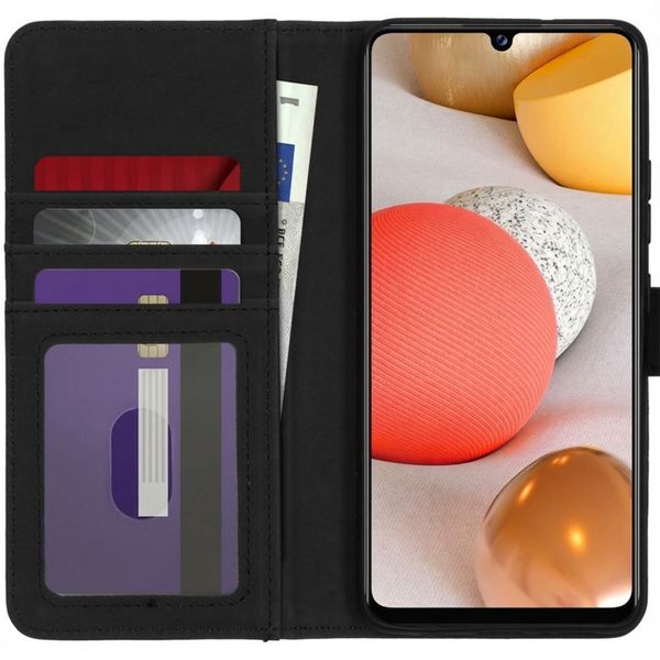 imoshion Étui de télephone portefeuille de luxe Samsung Galaxy A42 - Noir