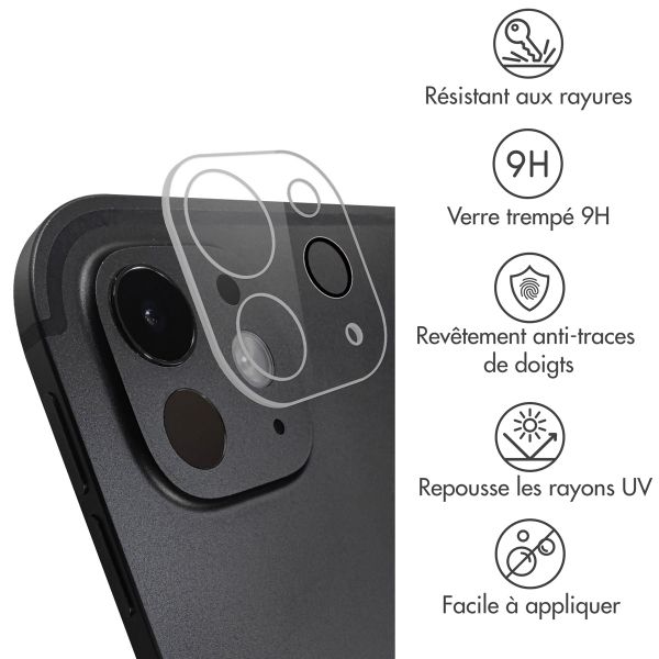 imoshion Protection d'écran camera en verre trempé 2 Pack Apple iPad Pro 11 (2024) M4 / iPad Pro 13 (2024) M4
