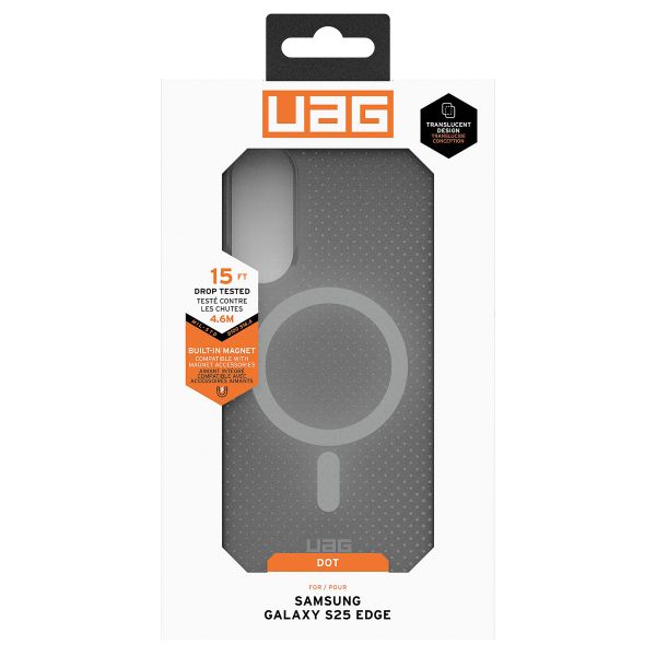UAG Dot Case avec MagSafe Samsung Galaxy S25 Edge - Ash