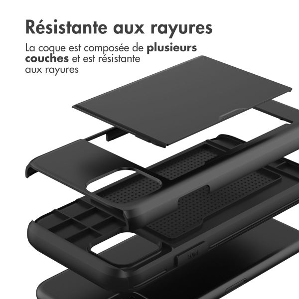 imoshion Coque arrière avec porte-cartes Apple iPhone 11 Pro - Noir