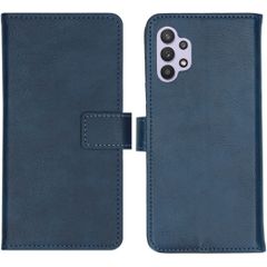 imoshion Étui de télephone portefeuille de luxe Samsung Galaxy A32 (5G) - Bleu foncé