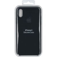 Apple Coque en silicone Apple iPhone X - Noir