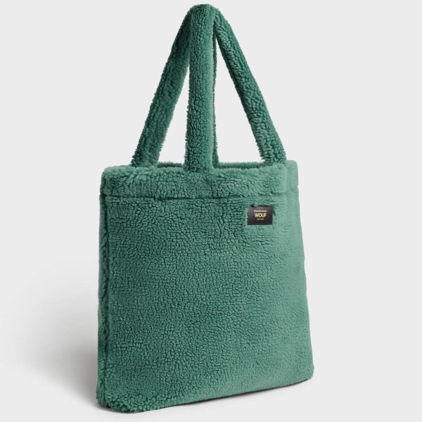 Wouf Teddy Tote Bag - Sac à bandoulière - Moss