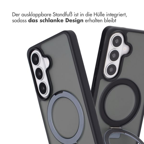 Accezz Coque Ring Stand avec MagSafe Samsung Galaxy S26 - Noir