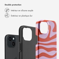 Selencia Coque arrière Vivid Apple iPhone 15 - Dream Swirl Pink