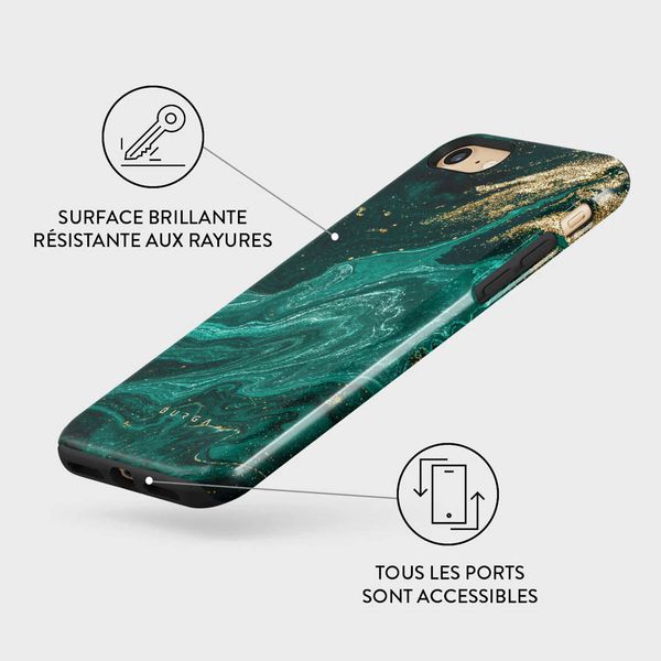 Burga Coque arrière Tough iPhone SE (2022 / 2020) / 8 / 7 - Emerald Pool